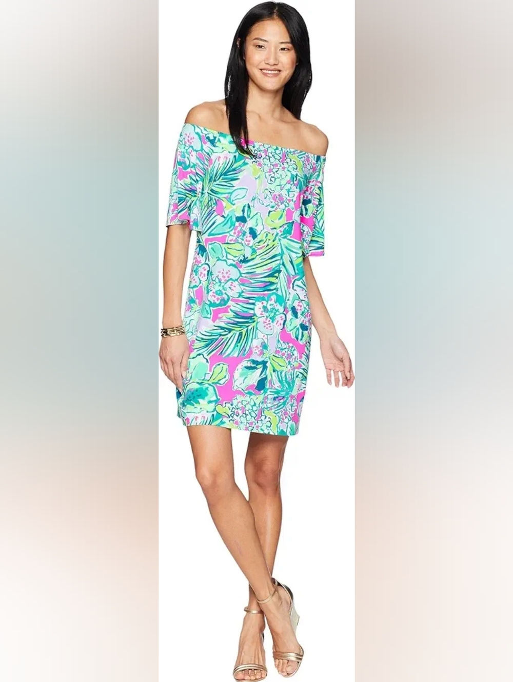 NWT Lilly Pulitzer Fawcett dress in the "Multi Early Bloomer" Dress